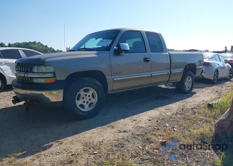 2002 Chevrolet Silverado 1500 Ls from USA, damaged, VIN 2GCEK19T221236675